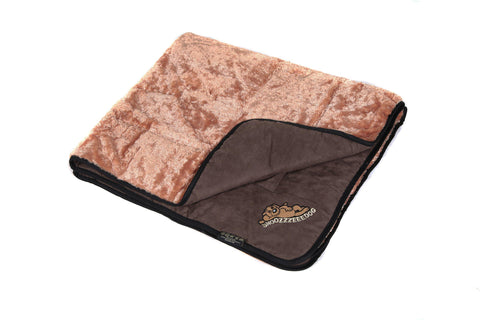 Deluxe Quilted Throw-Snoozzzeee Dog